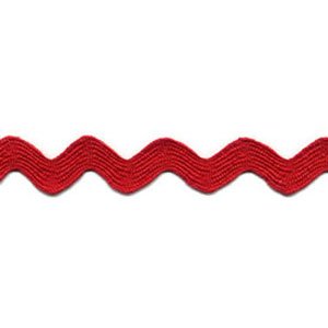 Red – Ric Rac – Standard 16mm Wide