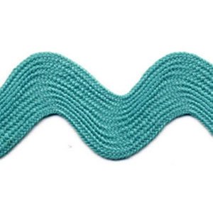 Aqua – Ric Rac – Super Jumbo 4cm Wide