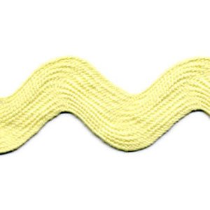 Yellow – Ric Rac – Super Jumbo 4cm Wide
