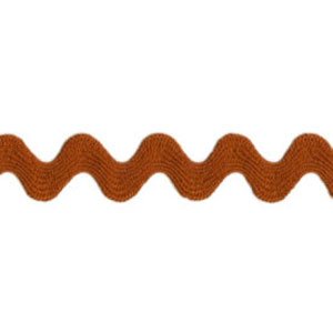Rust – Ric Rac Standard 16mm wide