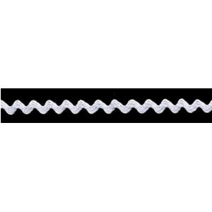 White -ric rac mini 5mm