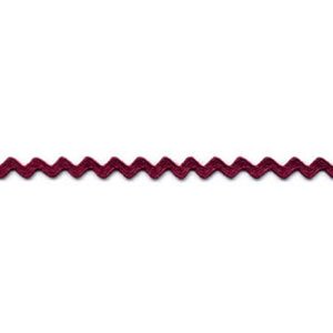 Wine – ric rac mini 5mm