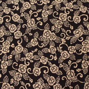 Japanese Textured Woven Fabric – Floral Indigo