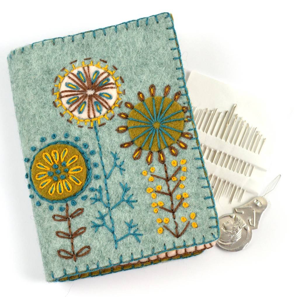 Embroidery Felt Needle Case Kit by Corinne Lapierre