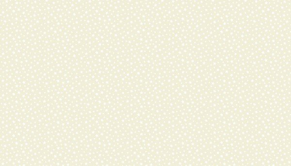 Neutrals – White-on-Cream Stars Fabric