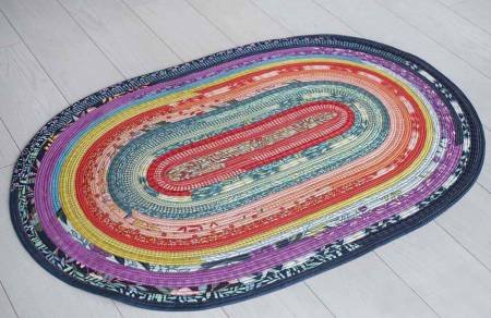 Jelly Roll Rug Pattern by RJ Designs