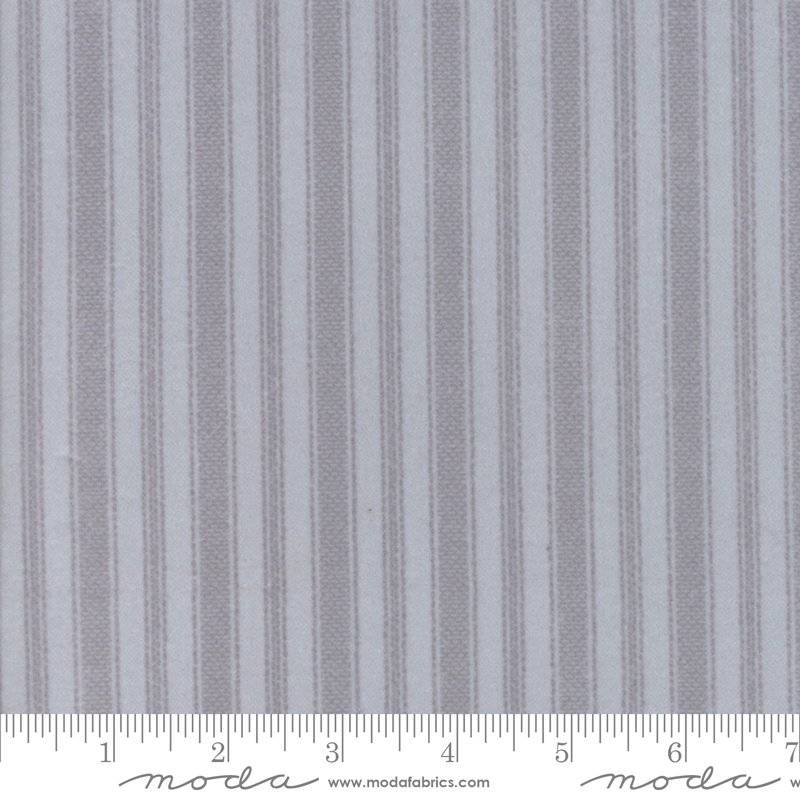 Farmhouse Flannels II – Steel ticking tape Fabric