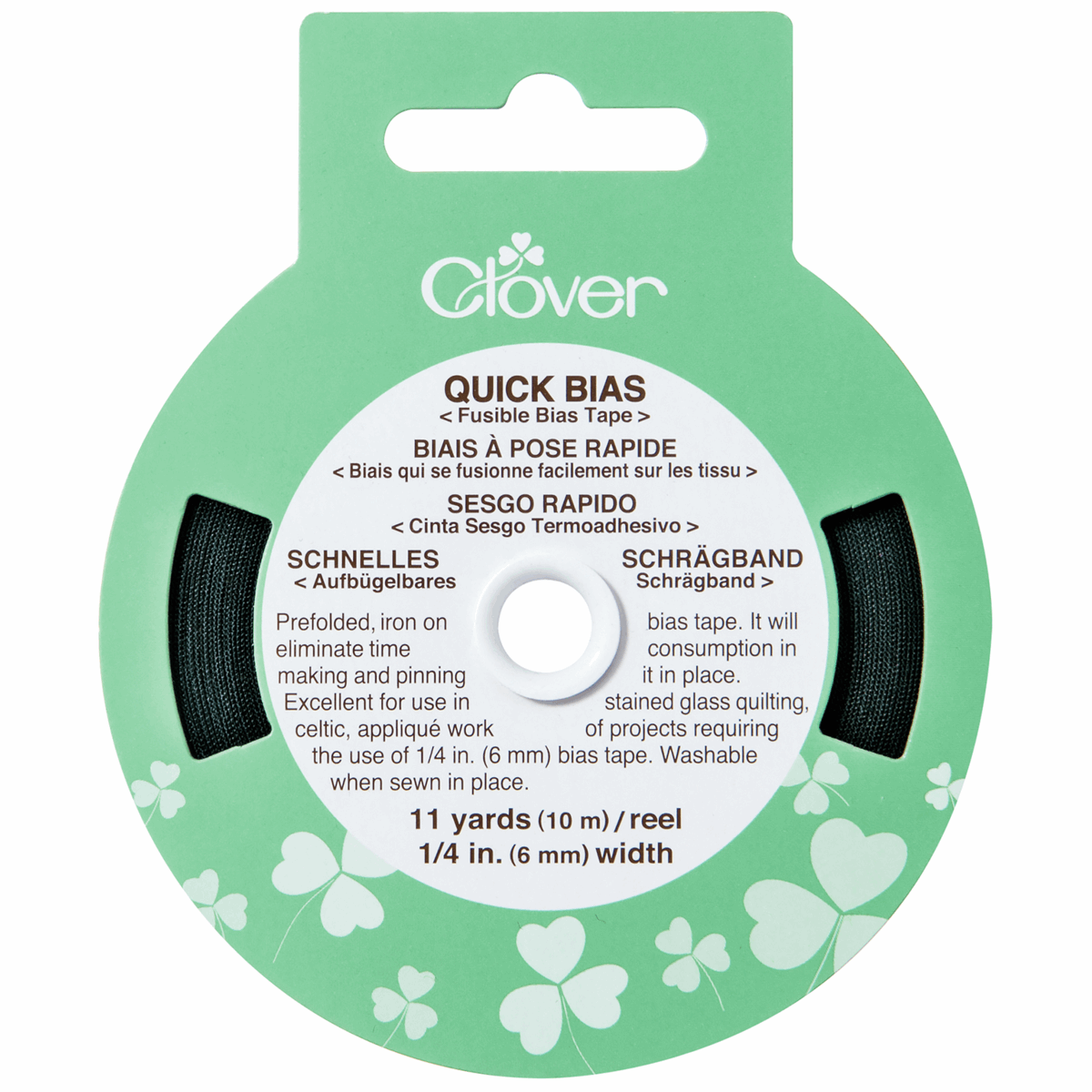 Quick Bias Tape 6mm x 10m Black