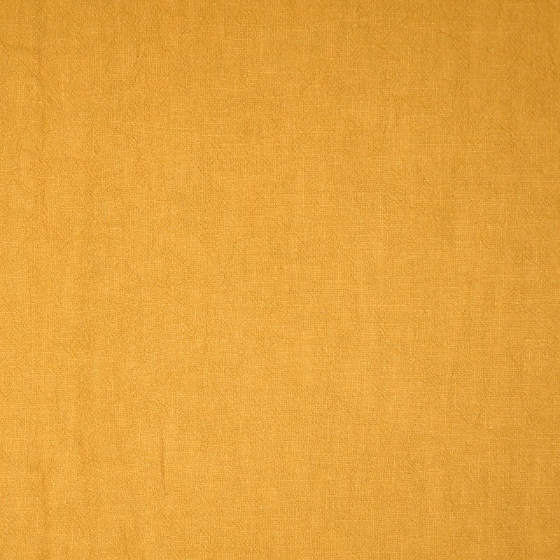 Sligo Ochre Washed 100% Ramie Fabric