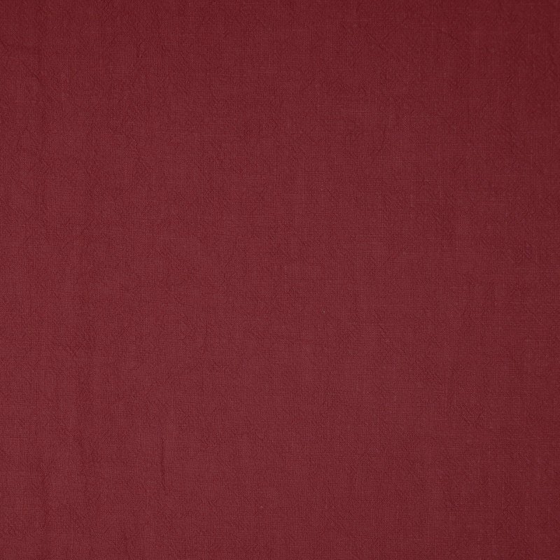 Sligo Claret Washed 100% Ramie Fabric