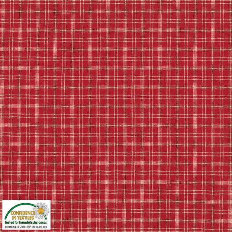 Nordso – Red Double Check Fabric
