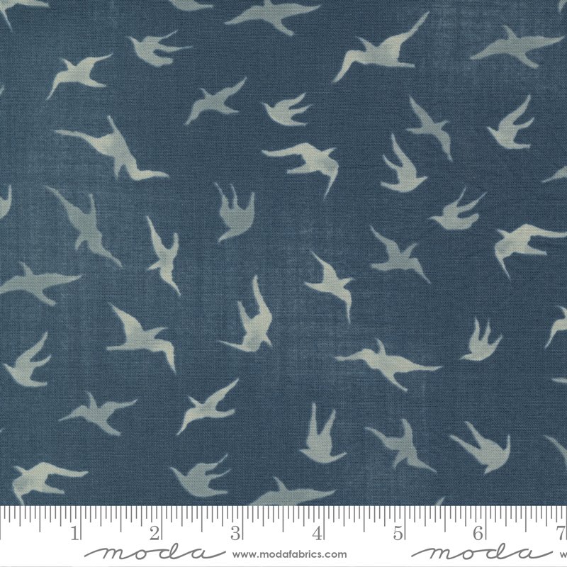 Janet Clare – To the Sea – Ocean Kittiwake Fabric
