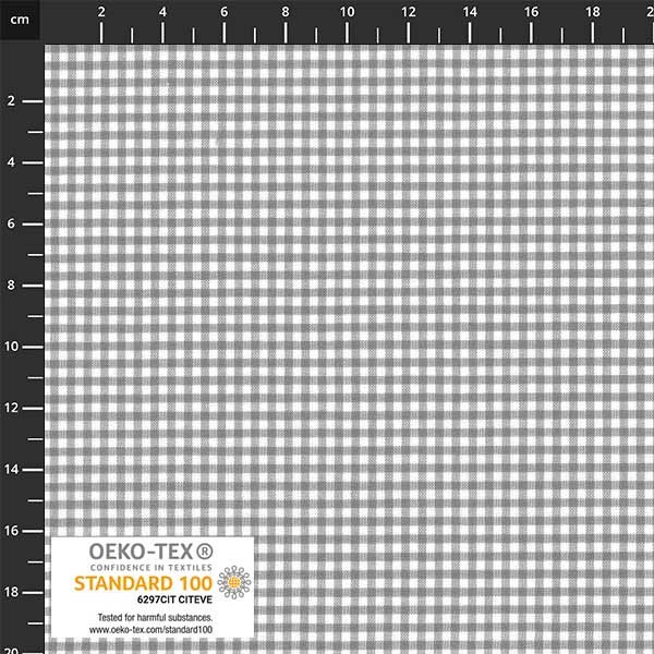 Grey Nordso Woven Check Fat 1/4