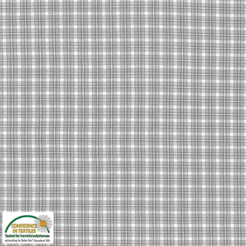 Nordso – Grey Plaid Fabric