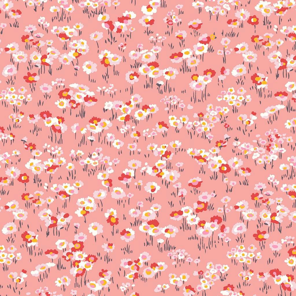 Liberty Garden Party – Darling Daisies Pink fabric