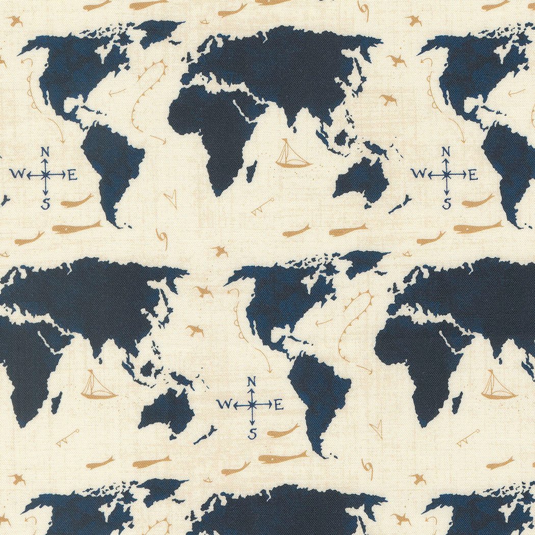 Janet Clare – Longshore – Seafarers Way Fabric – Flag
