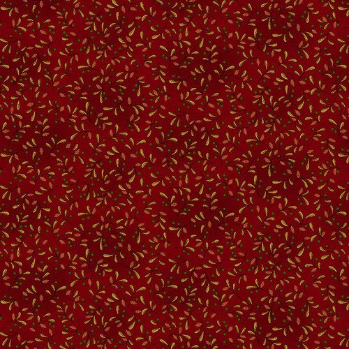 Scrap Basket Favorites  by Kim Diehl – Buds and Berries Cranberry Fabric