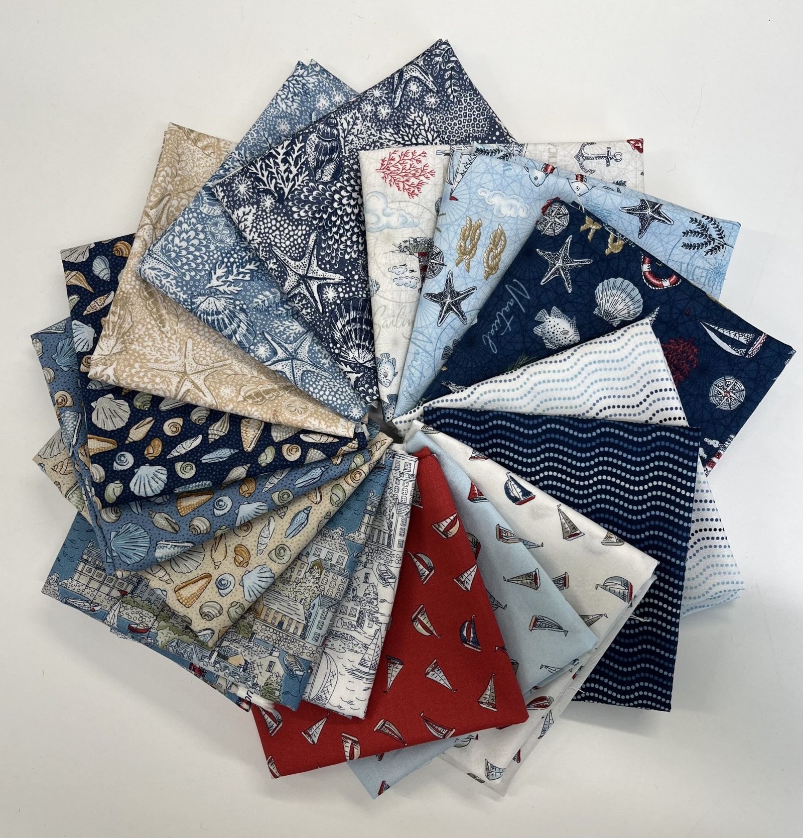 High Tide by Makower Fat 1/4 Bundle