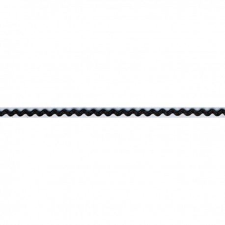 Micro ric rac  – 3mm – Black