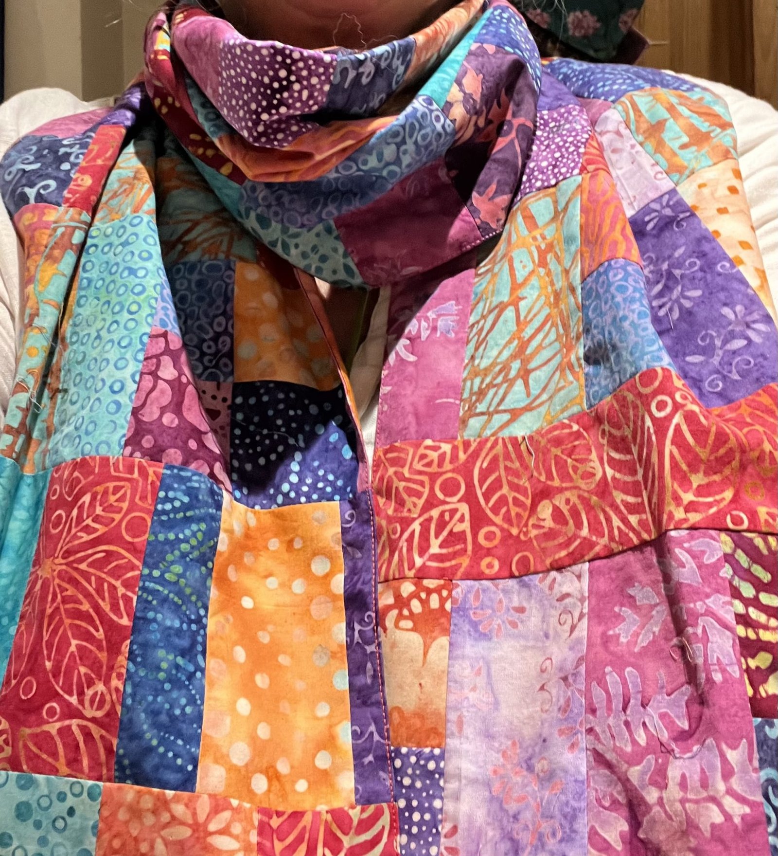 Michelle’s Scrap Busting Scarf