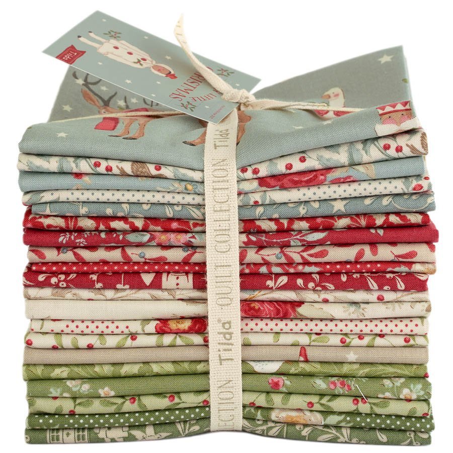 Tilda Merry Little Christmas – Fat Quarter Bundle, Complete Collection (20 fabrics) (Pre-order July 2027)