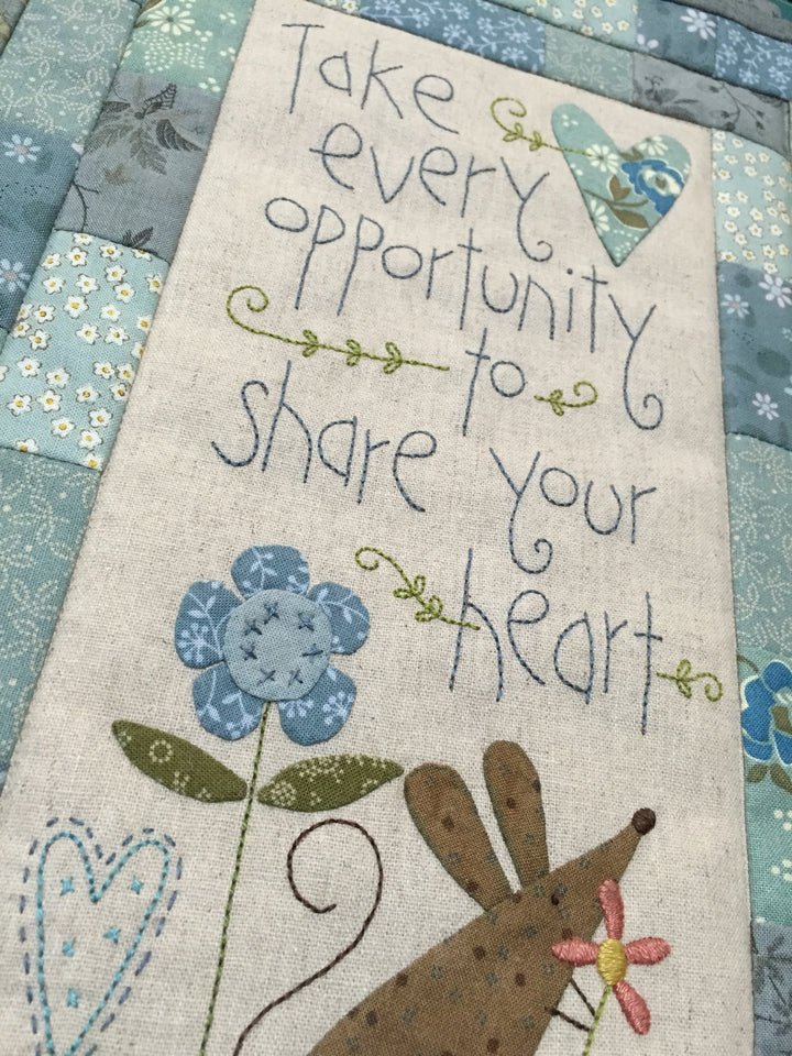 Make It Blue Wall Hanging Bundle: Book, Kit & Heart Hanger